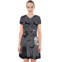 Halloween Background Halloween Scene Adorable In Chiffon Dress by Ket1n9