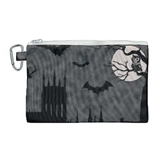 Halloween Background Halloween Scene Canvas Cosmetic Bag (large) by Ket1n9