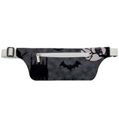 Halloween Background Halloween Scene Active Waist Bag by Ket1n9