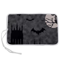 Halloween Background Halloween Scene Pen Storage Case (m) by Ket1n9