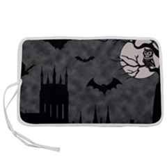 Halloween Background Halloween Scene Pen Storage Case (l) by Ket1n9