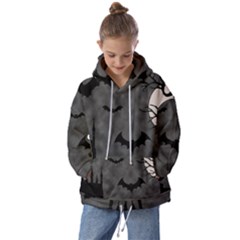 Halloween Background Halloween Scene Kids  Oversized Hoodie