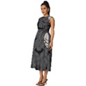 Halloween Background Halloween Scene Sleeveless Round Neck Midi Dress View2