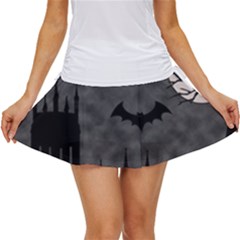 Halloween Background Halloween Scene Women s Skort by Ket1n9