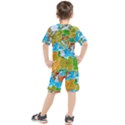 World Map Kids  T-Shirt and Shorts Set View2