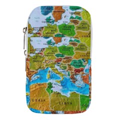 World Map Waist Pouch (small) by Ket1n9