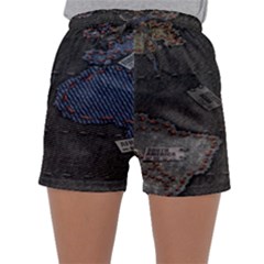 World Map Sleepwear Shorts by Ket1n9