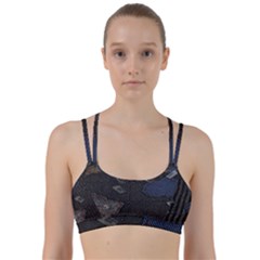 World Map Line Them Up Sports Bra by Ket1n9