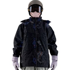 World Map Women s Zip Ski And Snowboard Waterproof Breathable Jacket by Ket1n9