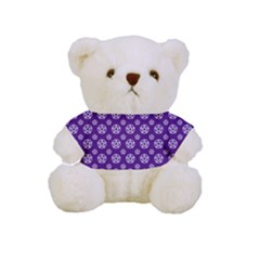 White Pentacle And Purple Pattern Full Print Cuddly Teddy Bear by cheekywitch