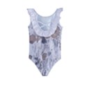 Cracked Marble Symphony Pattern Design Kids  Frill Swimsuit View2