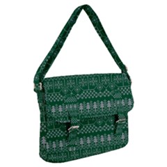 Christmas Knit Digital Buckle Messenger Bag by Mariart