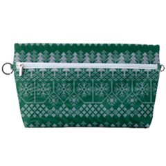 Christmas Knit Digital Handbag Organizer by Mariart