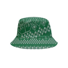 Christmas Knit Digital Bucket Hat (kids)