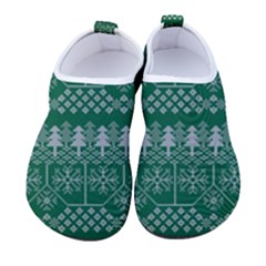 Christmas Knit Digital Women s Sock-style Water Shoes