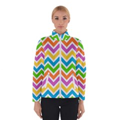 Chevron Pattern Design Texture Women s Bomber Jacket