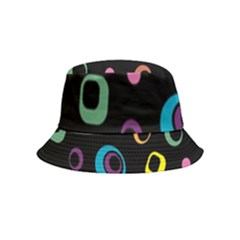 Abstract Background Retro 60s 70s Bucket Hat (kids) by Apen