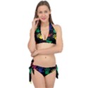 Handprints Hand Print Colourful Tie It Up Bikini Set View1