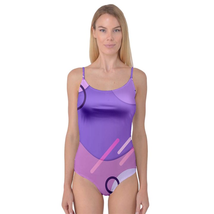 Colorful Labstract Wallpaper Theme Camisole Leotard 