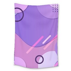 Colorful Labstract Wallpaper Theme Large Tapestry