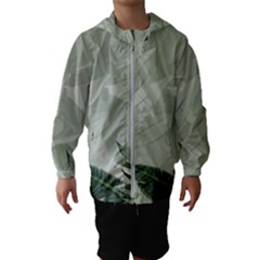 Banana Leaf Plant Pattern Kids  Hooded Windbreaker