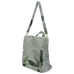 Banana Leaf Plant Pattern Crossbody Backpack