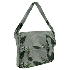 Banana Leaf Plant Pattern Buckle Messenger Bag by anzea