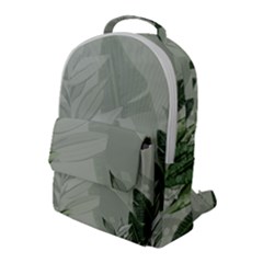 Banana Leaf Plant Pattern Flap Pocket Backpack (large) by anzea