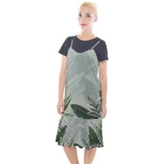 Banana Leaf Plant Pattern Camis Fishtail Dress by anzea