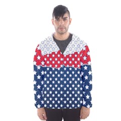 Illustrations Stars Men s Hooded Windbreaker