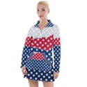 Illustrations Stars Women s Long Sleeve Casual Dress View1