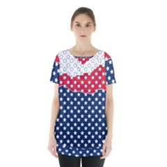 Illustrations Stars Skirt Hem Sports Top