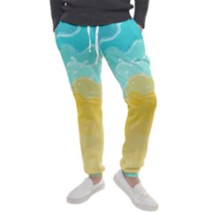 Abstract Background Beach Coast Men s Jogger Sweatpants by anzea