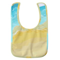 Abstract Background Beach Coast Baby Bib