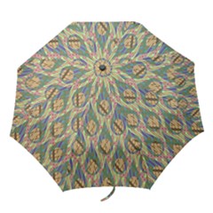 Tribal Background Boho Batik Folding Umbrellas by anzea