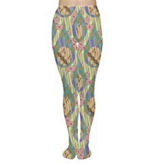 Tribal Background Boho Batik Tights by anzea