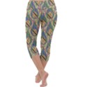 Tribal Background Boho Batik Capri Yoga Leggings View4