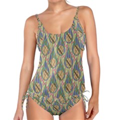 Tribal Background Boho Batik Tankini Set by anzea