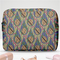 Tribal Background Boho Batik Make Up Pouch (large) by anzea