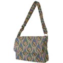 Tribal Background Boho Batik Full Print Messenger Bag (L) View1