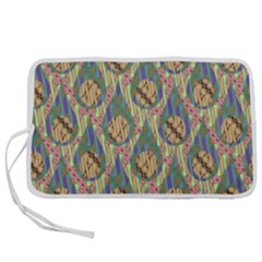 Tribal Background Boho Batik Pen Storage Case (l)