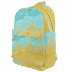 Abstract Background Beach Coast Classic Backpack by anzea