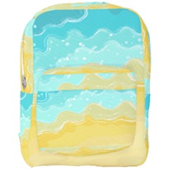 Abstract Background Beach Coast Full Print Backpack by anzea