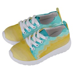 Abstract Background Beach Coast Kids  Lightweight Sports Shoes