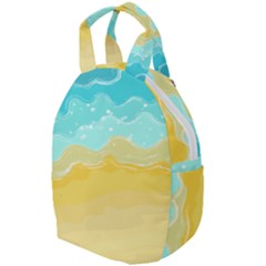 Abstract Background Beach Coast Travel Backpack