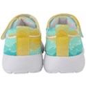 Abstract Background Beach Coast Kids  Velcro Strap Shoes View4