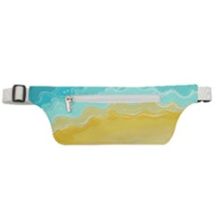 Abstract Background Beach Coast Active Waist Bag