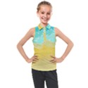 Abstract Background Beach Coast Kids  Sleeveless Polo T-Shirt View1