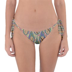 Tribal Background Boho Batik Reversible Bikini Bottoms by anzea