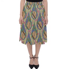 Tribal Background Boho Batik Classic Midi Skirt